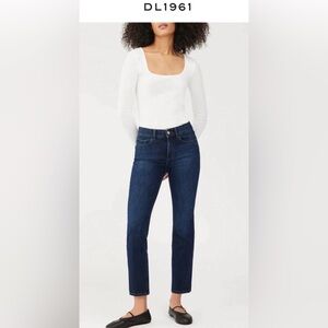 DL1961 Dark Blue Ankle Jeans